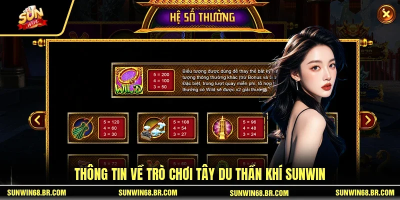 Thông tin về trò chơi Tây Du Thần Khí SUNWIN